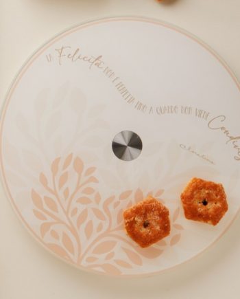 Claraluna - Vassoio Girevole Cuore Rosa 25022R