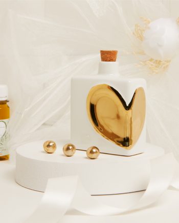 Claraluna – Oliera “Cuore” Gold c/olio 25076-O