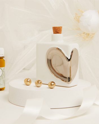 Claraluna – Oliera “Cuore” Silver c/olio 25077-O