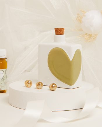 Claraluna – Oliera “Cuore” Verde c/olio 25078-O