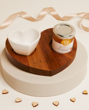 Claraluna – Vassoio Cuore c/marmellata 25097
