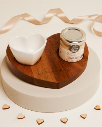 Claraluna – Vassoio Cuore c/crema 25098