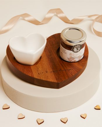 Claraluna – Vassoio Cuore c/crema 25099