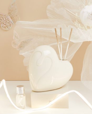 Claraluna – Profumatore Cuore Grande Bianco 25126