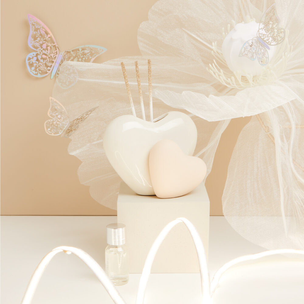 Claraluna – Profumatore Doppio Cuore Piccolo 25133