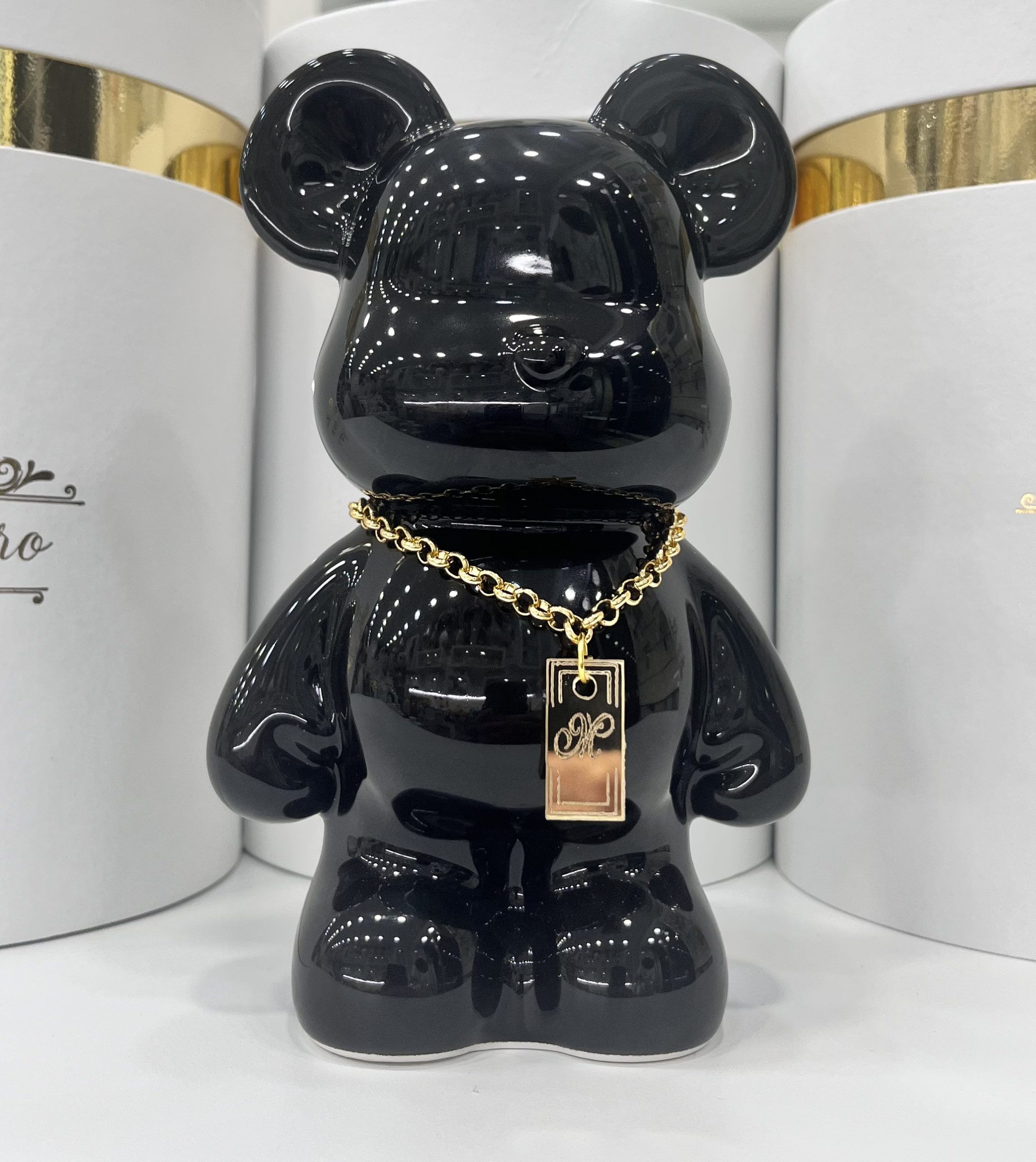 Salvadanaio Teddy Nero