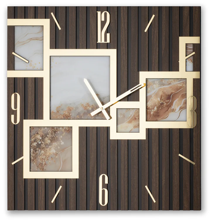 OROLOGIO DA PARETE C/DOGHE “QUADRO”