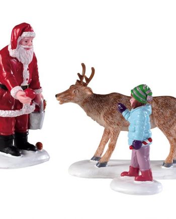 Personaggi Lemax - reindeer goodies, set of 3