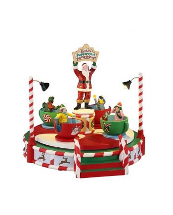 Lemax - SANTA'S PEPPERMINT TEACUP SPINNER