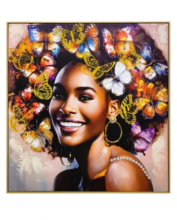 Dipinto Su Tela Con Cornice Tara B