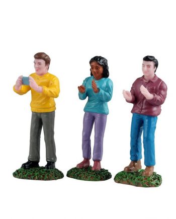 Personaggi Lemax - Music festival fans, set of 3