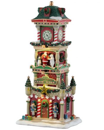 Lemax - THE VILLAGE SQUARE CLOCK TOWER
