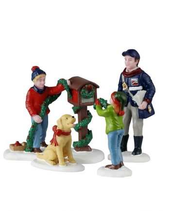 Personaggi Lemax - Mailbox decorating, set of 4