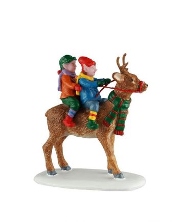 Personaggi Lemax - Reindeer rides