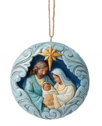 Blue and Gold Holy Family