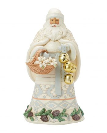 WOODLAND Santa with Basket and Bells