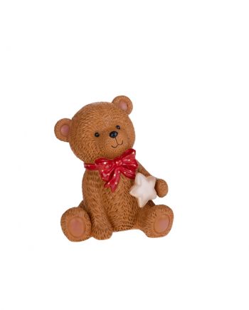 ORSETTO C/STELLA LED RESINA