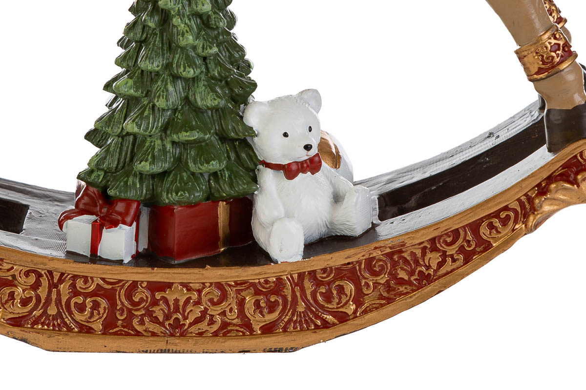 Cavalluccio A Dondolo Natalizio Big