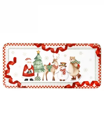 Vassoio Rettangolare in Porcellana “Racconti”