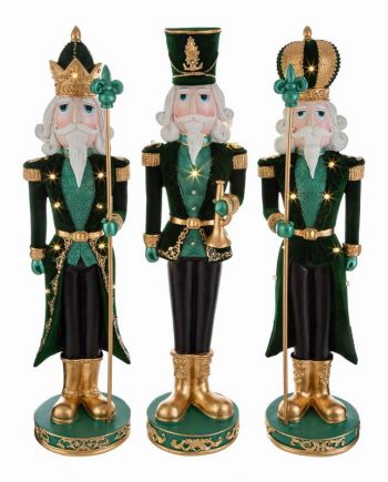 Soldatino Schiaccianoci Velvet Verde Big