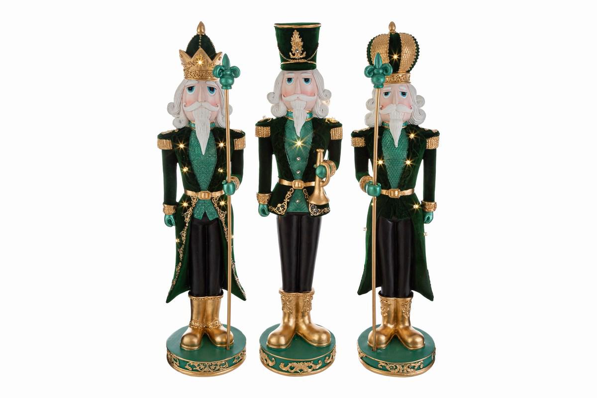 Soldatino Schiaccianoci Velvet Verde Big