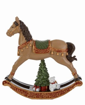 Cavalluccio A Dondolo Natalizio Big