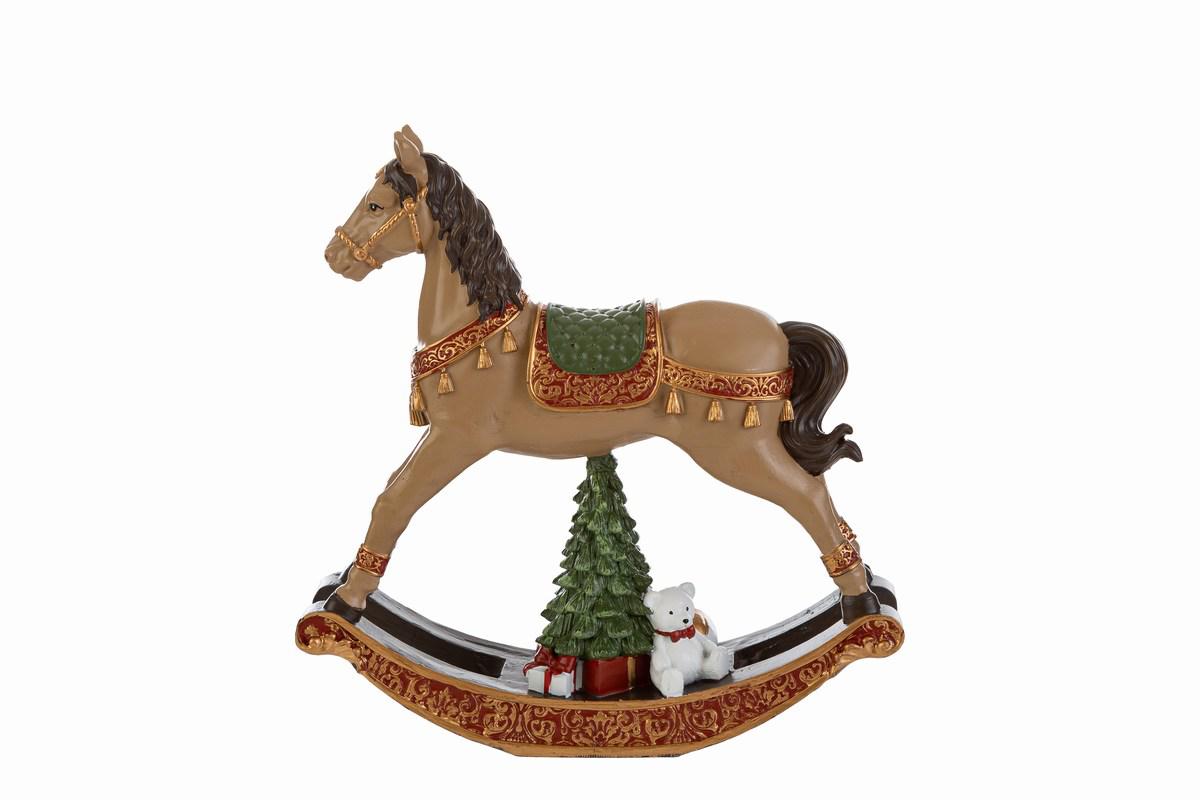 Cavalluccio A Dondolo Natalizio Big
