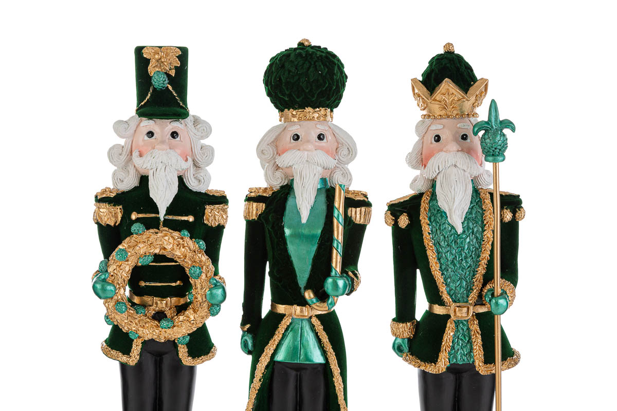 Soldatino Schiaccianoci Velvet Verde Medium