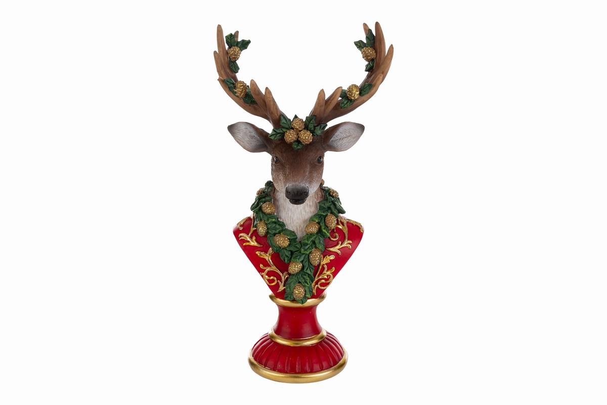 Renna Natalizia Mezzo Busto