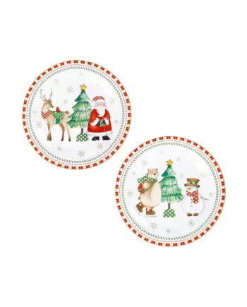 Set 2pz PIATTINI DOLCE RACCONTI