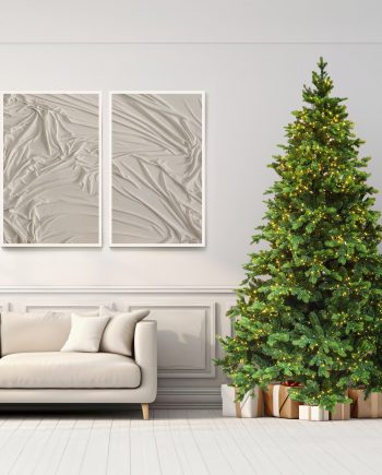 ALBERO NATALE PE+PVC 3000LED 3647TIPS h.210xl.135CM