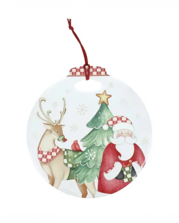 Decoration “Racconti” SFERA BIANCO CER/SUG