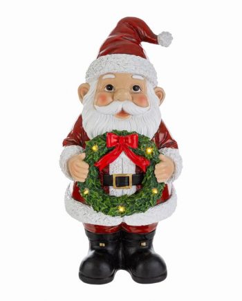 Babbo Elfo Con Ghirlanda