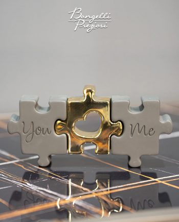 Bomboniere matrimonio bongelli Scultura Puzzle ME2703/BOR