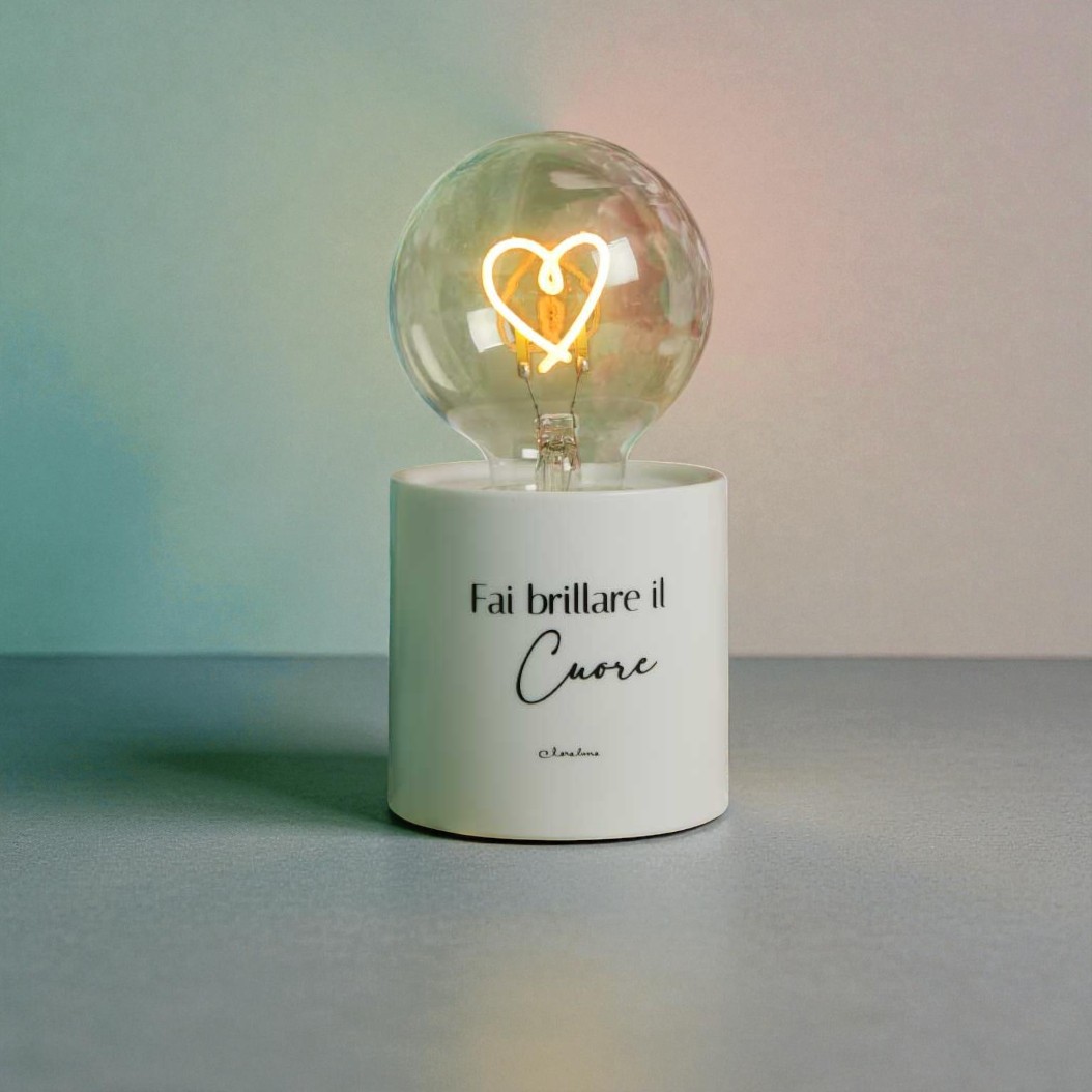 Bomboniera Claraluna – Lampada Cuore 26141