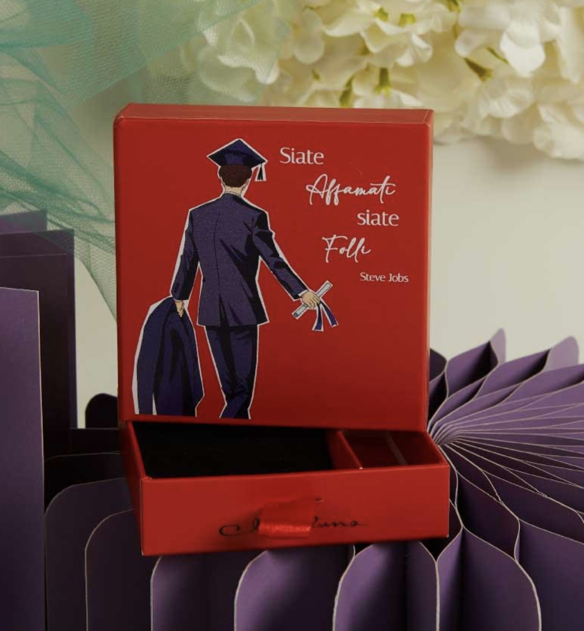 Claraluna – Scatola Confetti Personalizzabile Laurea 26325