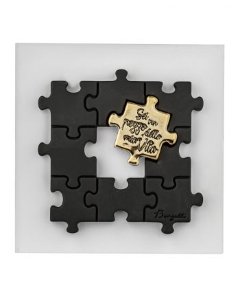 Bomboniere matrimonio bongelli Quadretto Puzzle ME2701/NOR