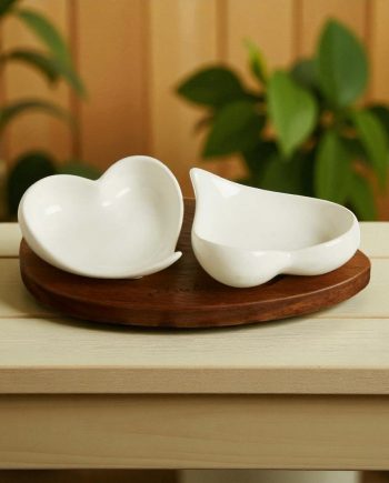 Antipastiera set 2 cuori