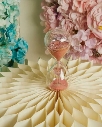 Bomboniera Claraluna Clessidra colorata Rosa