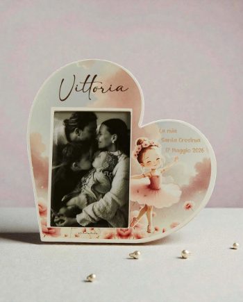 Bomboniera portafoto personalizzabile ballerina