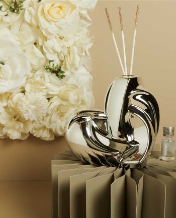 Claraluna – Diffusore Cuore Silver Grande 26138