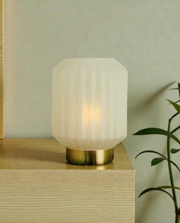 Claraluna – Lampada Plissettata Piccola Bianca 26151