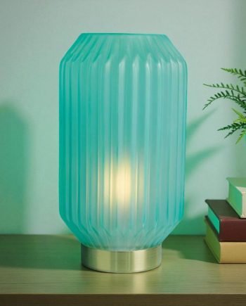 Claraluna – Lampada Plissettata Turchese 26192