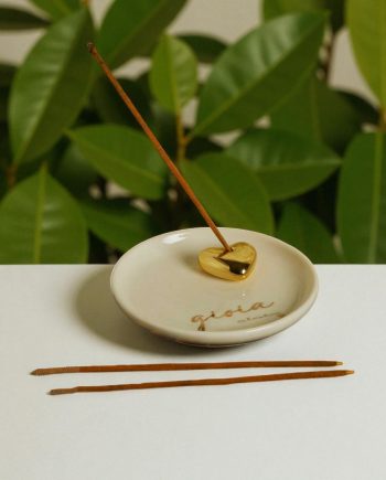 Claraluna – Piattino p/Incenso Gold 26127