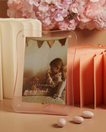 Claraluna – Portafoto Ondulato Rosa 26311