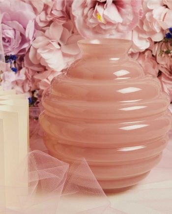 Claraluna – Vaso Cerchi Rosa Grande 26186