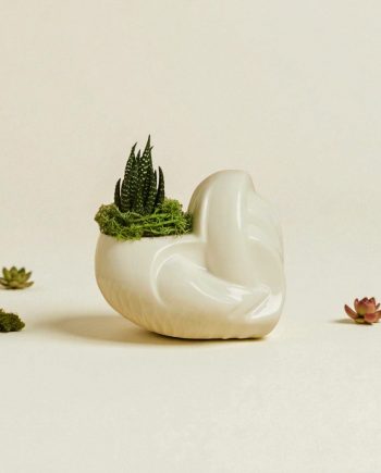 Claraluna – Vaso Cuore Bianco 26136