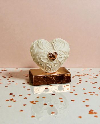Claraluna - Bomboniera Matrimonio Cuore RosaGold 26261