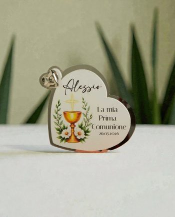Claraluna - Cuore Prima Comunione Personalizzabile 26322M/F