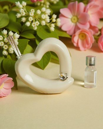 Claraluna – Diffusore Cuore Strass Silver 26114